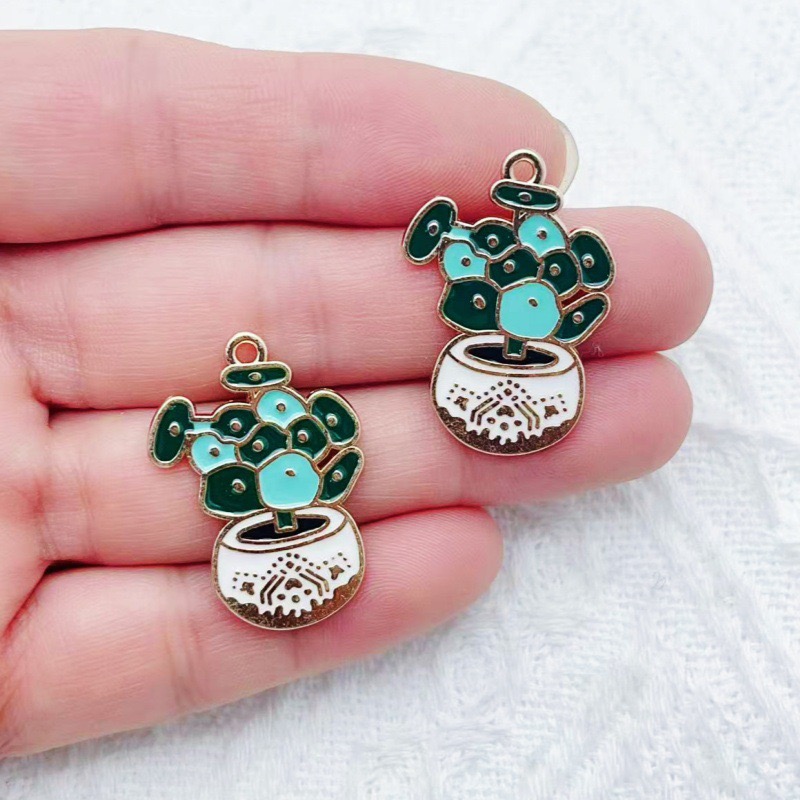 10pcs Cactus Plant Oil Drop Al - Jewelry & Watches Review recensione e prezzo