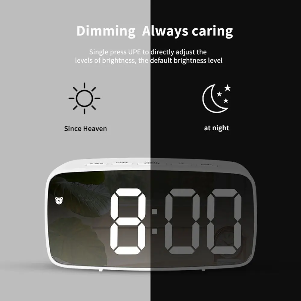 Acrylic Mirror Alarm Clock Ele - Moments Watches & Jewelry Vaughan Mills recensione e prezzo