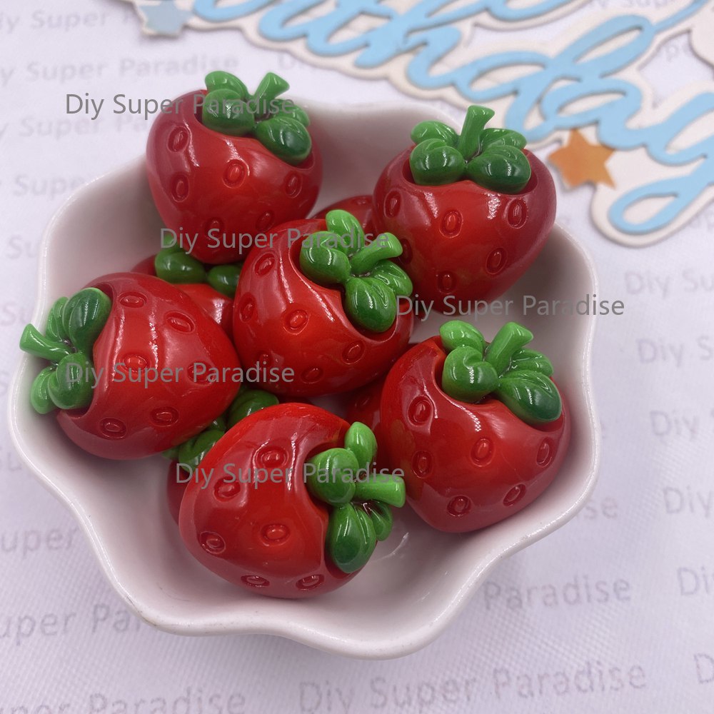 8PCS Resin Kawaii Colorful Red - Paradise Jewelry & Watches Llc Miami recensione e prezzo
