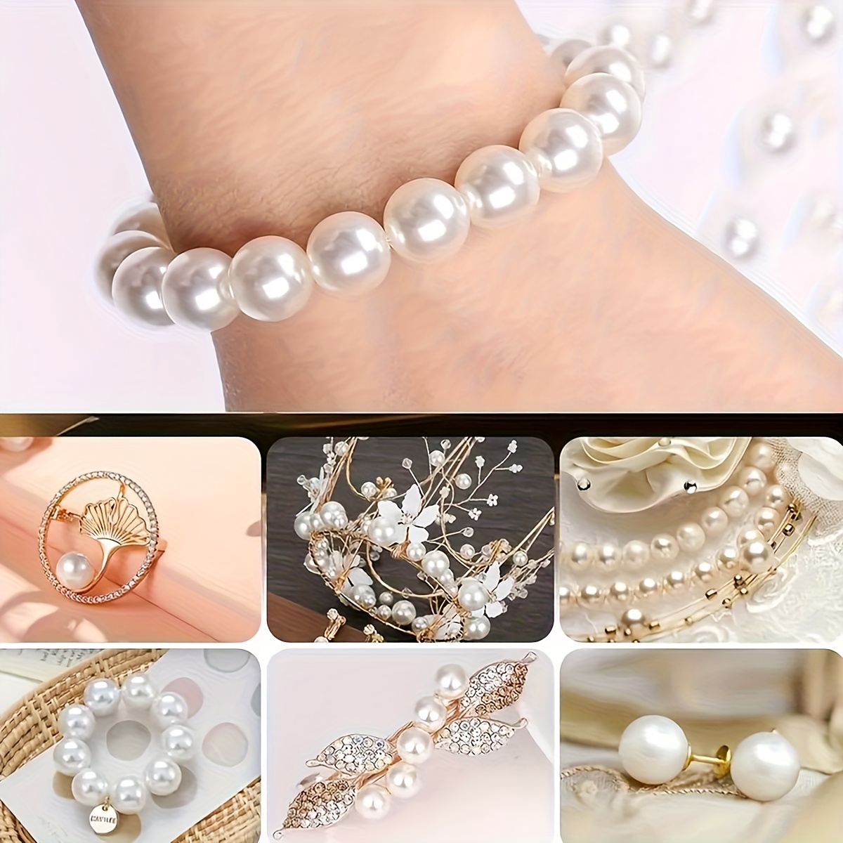 1388pcs 4/6/8/10mm  Black, whi - Fine Jewelry & Watches Photos recensione e prezzo