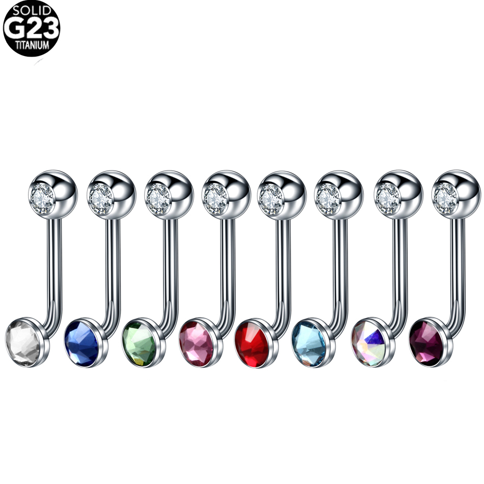 1PC G23 Titanium Crystal Chris - Christina Jewelry & Watches Marguerite Ørestik Forgyldt Sølv recensione e prezzo