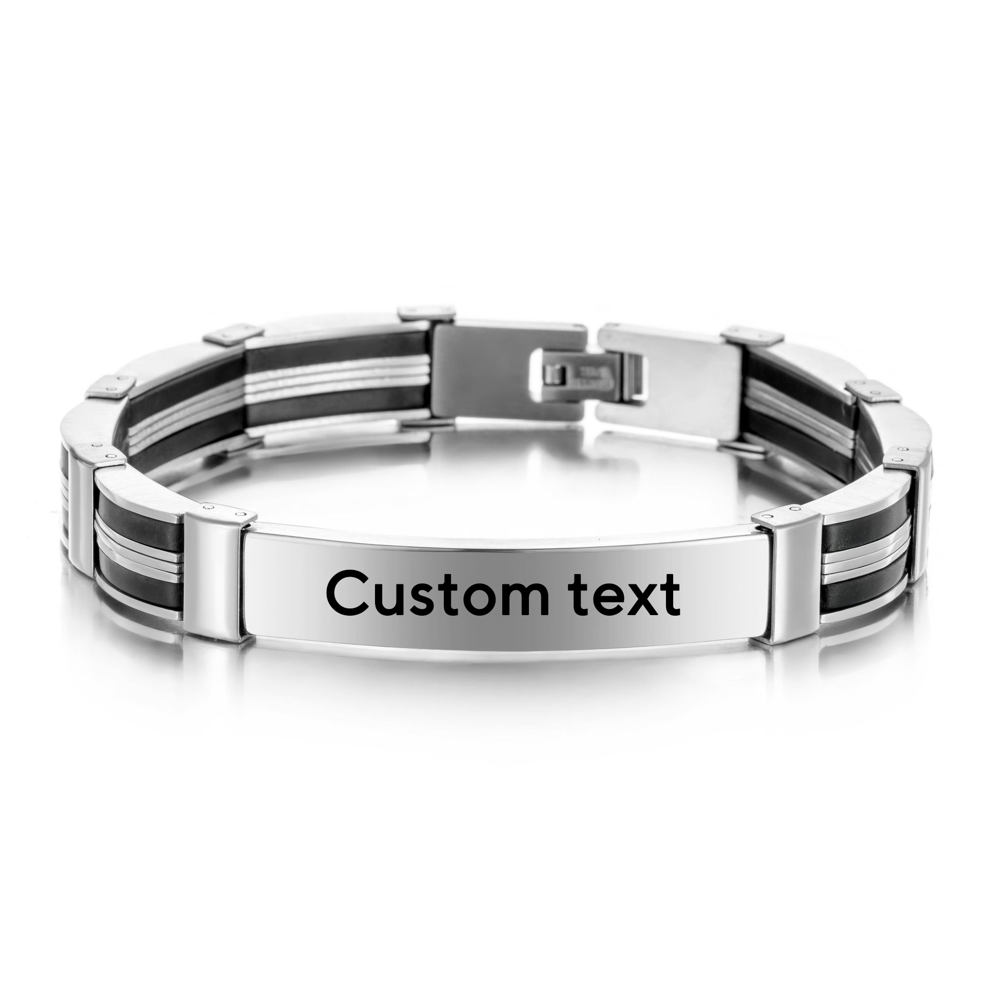 Punk Custom TEXT Name Men Stai - Jewelry Watches Men recensione e prezzo