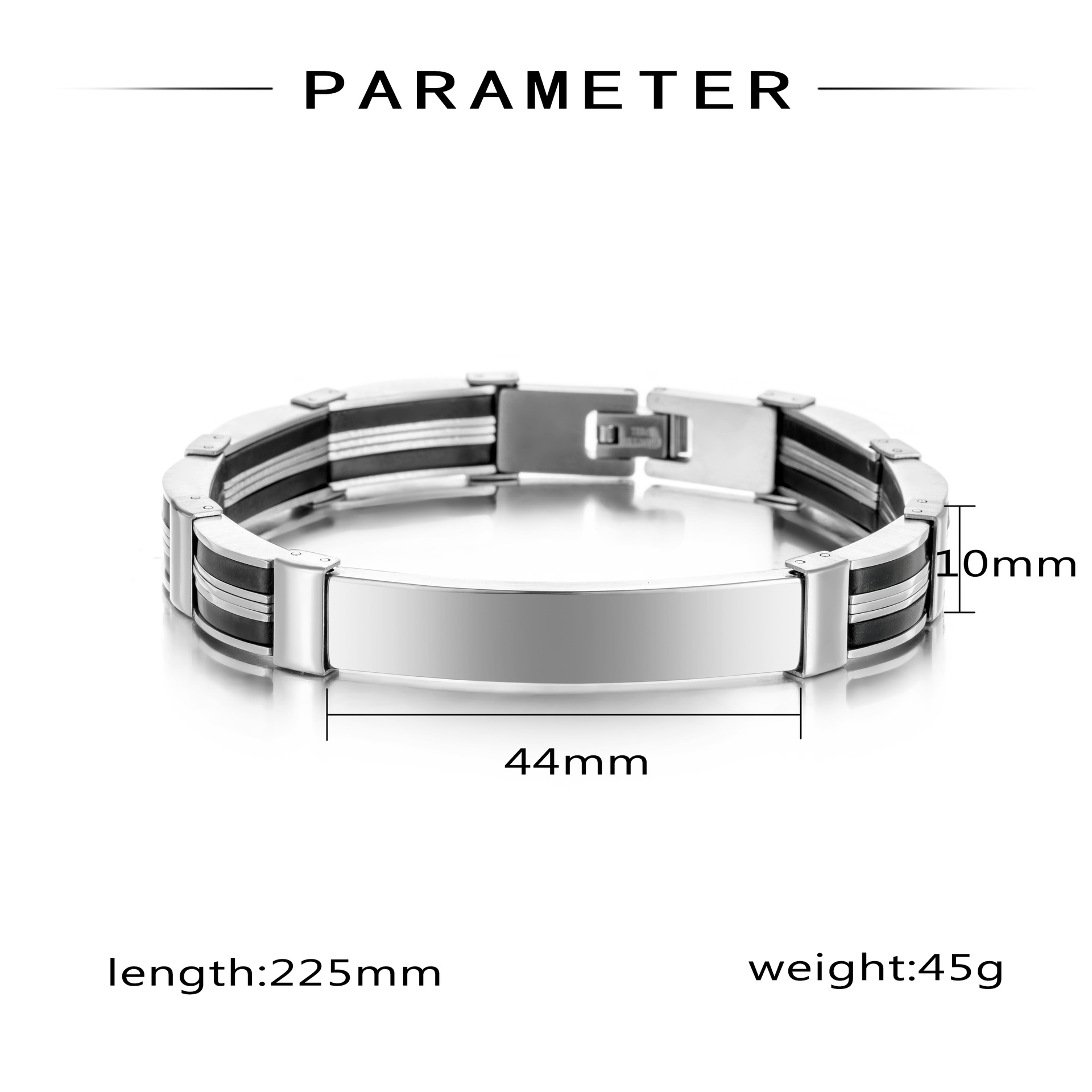 Punk Custom TEXT Name Men Stai - Jewelry Watches Men recensione e prezzo