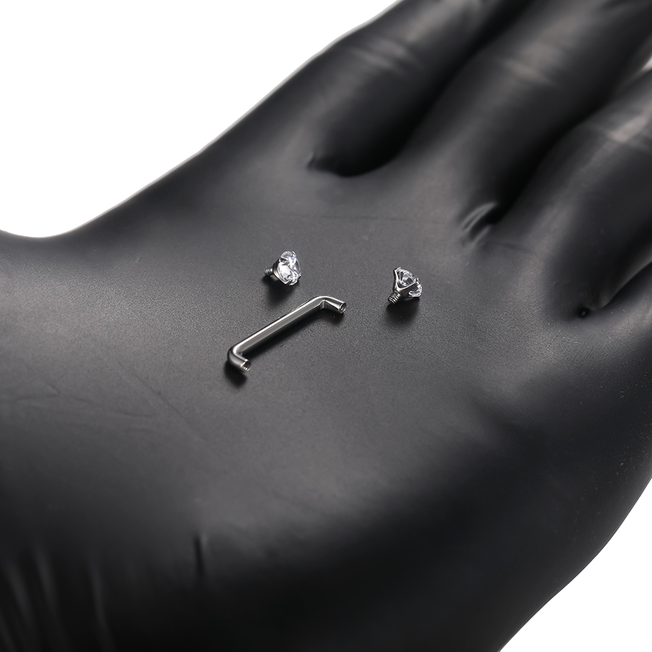 1PC Titanium Surface Piercing  - Christina Jewelry & Watches Marguerite Ørestik Forgyldt Sølv recensione e prezzo