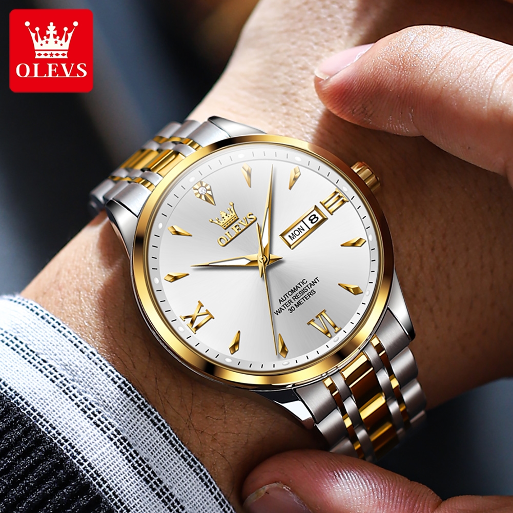OLEVS Men Watches Classic Dual - Mens Mechanical Watch recensione e prezzo