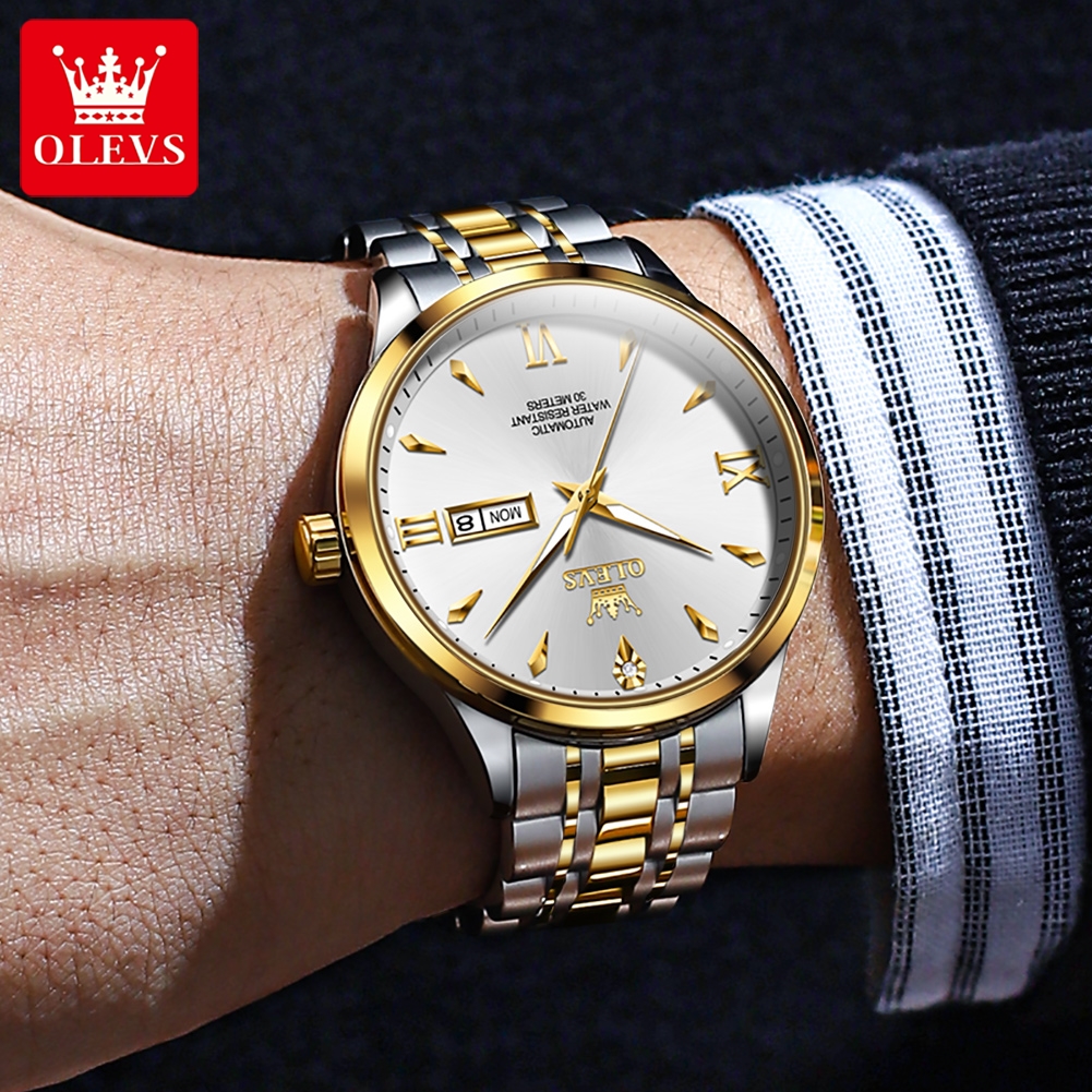 OLEVS Men Watches Classic Dual - Mens Mechanical Watch recensione e prezzo