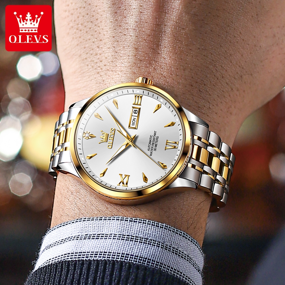 OLEVS Men Watches Classic Dual - Mens Mechanical Watch recensione e prezzo