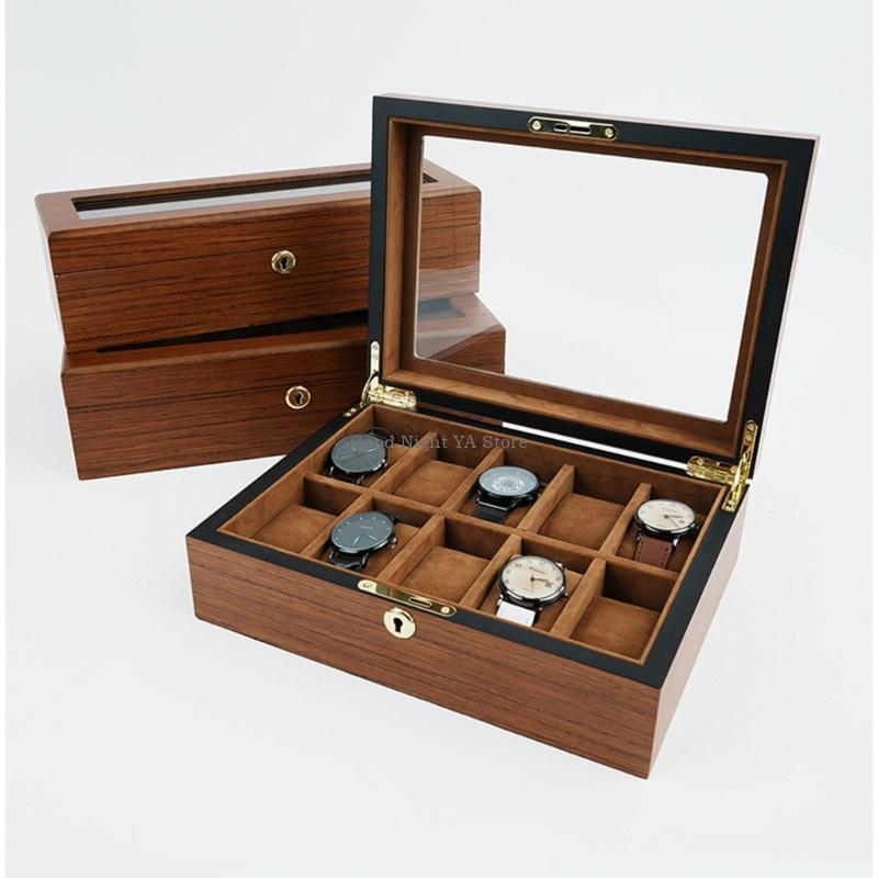  Elegant Wooden Watch Box With - Jewelry Box That Holds Watches recensione e prezzo