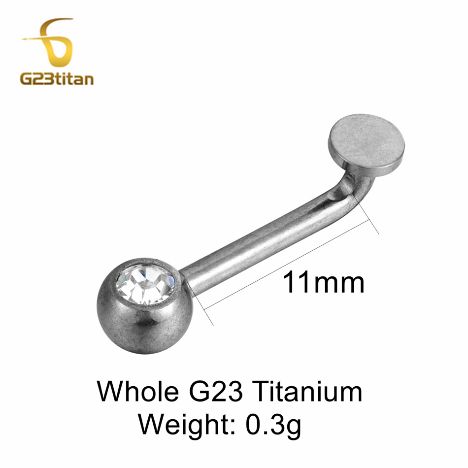 1PC Titanium Pussy Piercing Ch - Christina Jewelry & Watches Marguerite Ørestik Forgyldt Sølv recensione e prezzo