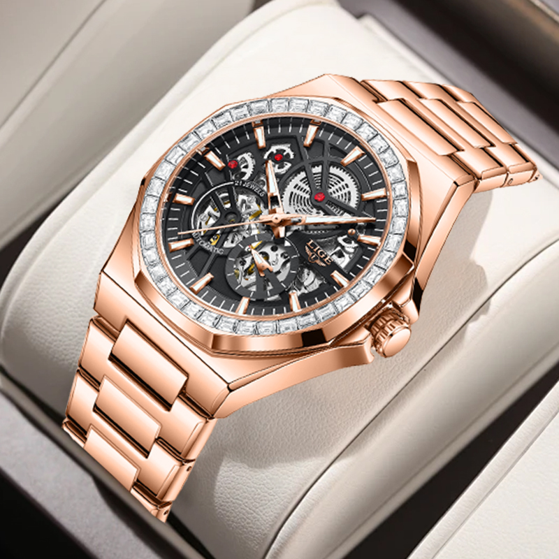 LIGE Original Design Mechanica - Mens Mechanical Watch recensione e prezzo