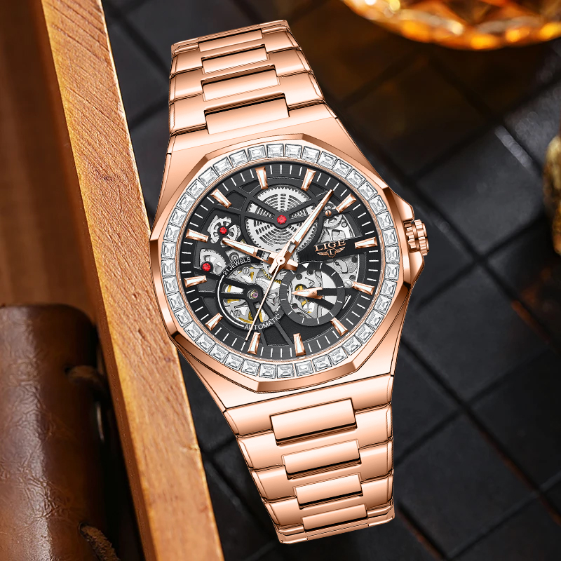 LIGE Original Design Mechanica - Mens Mechanical Watch recensione e prezzo