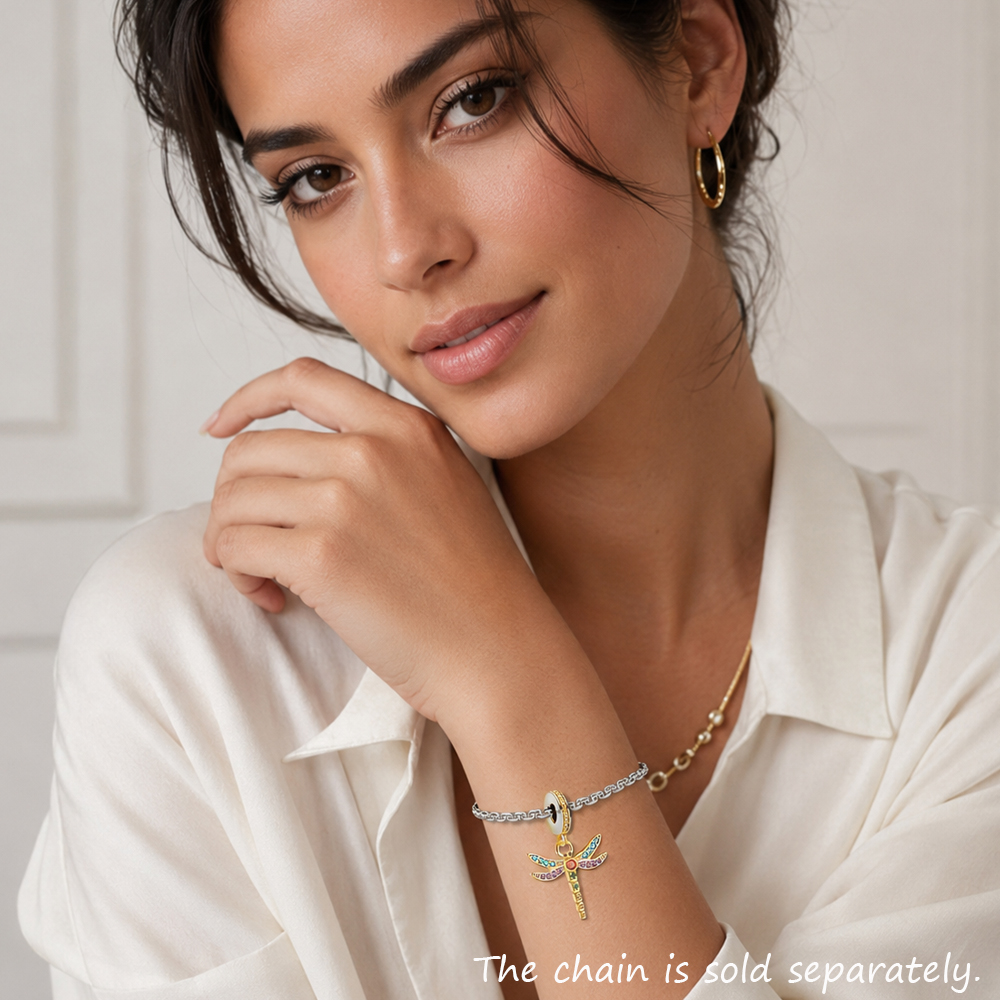 Dragonfly Charm Pendant Autumn - Paradise Jewelry & Watches Llc Miami recensione e prezzo