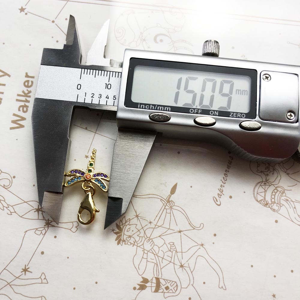Dragonfly Charm Pendant Autumn - Paradise Jewelry & Watches Llc Miami recensione e prezzo