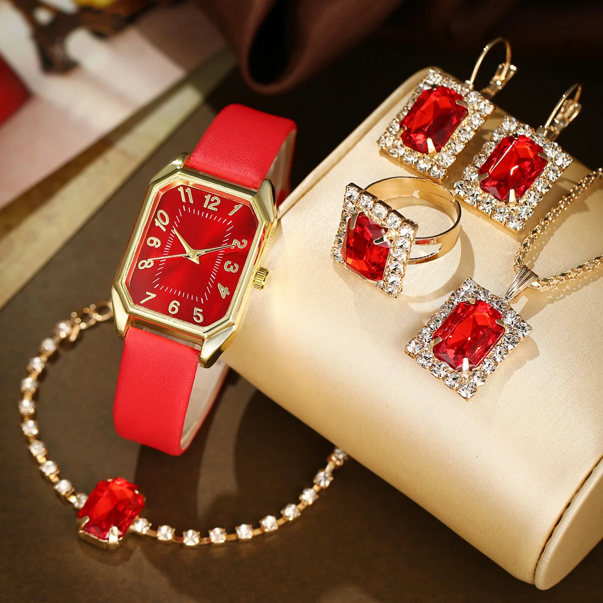 6/5/1PCS Luxury Fashion Square - Jewelry Watches Brands recensione e prezzo