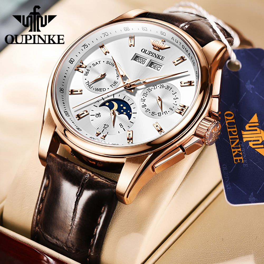 OUPINKE Men's Watches Casual T - Mens Mechanical Watch recensione e prezzo