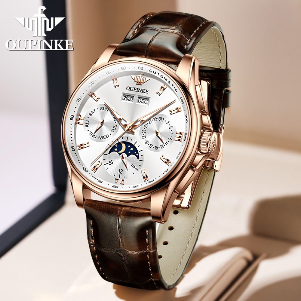 OUPINKE Men's Watches Casual T - Mens Mechanical Watch recensione e prezzo