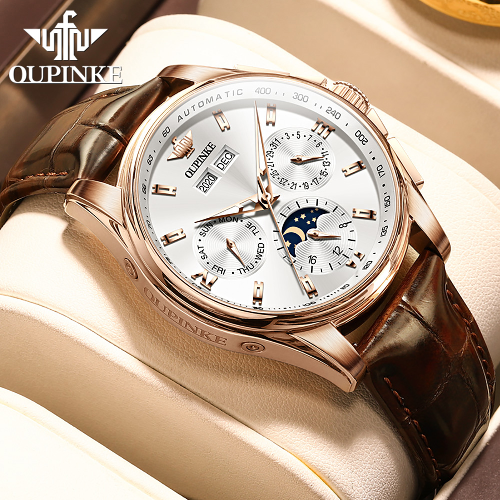 OUPINKE Men's Watches Casual T - Mens Mechanical Watch recensione e prezzo