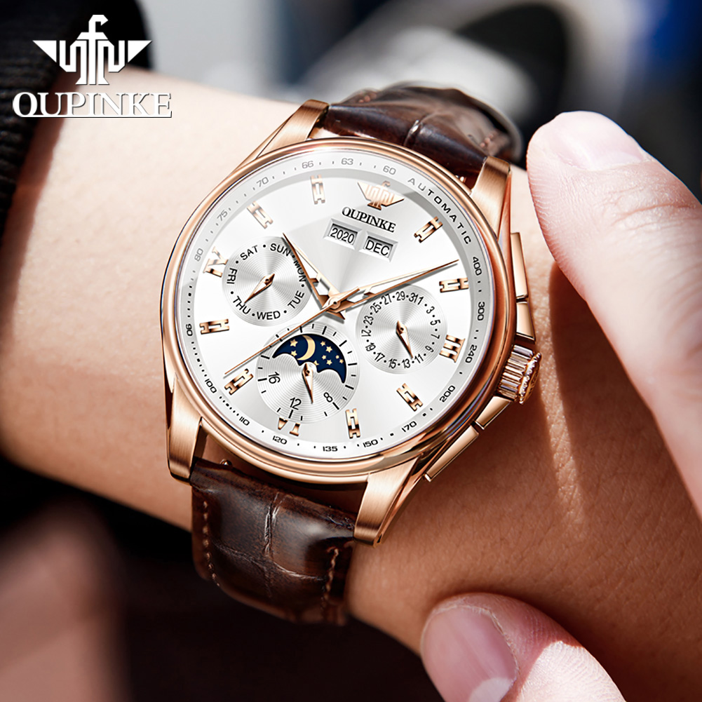 OUPINKE Men's Watches Casual T - Mens Mechanical Watch recensione e prezzo
