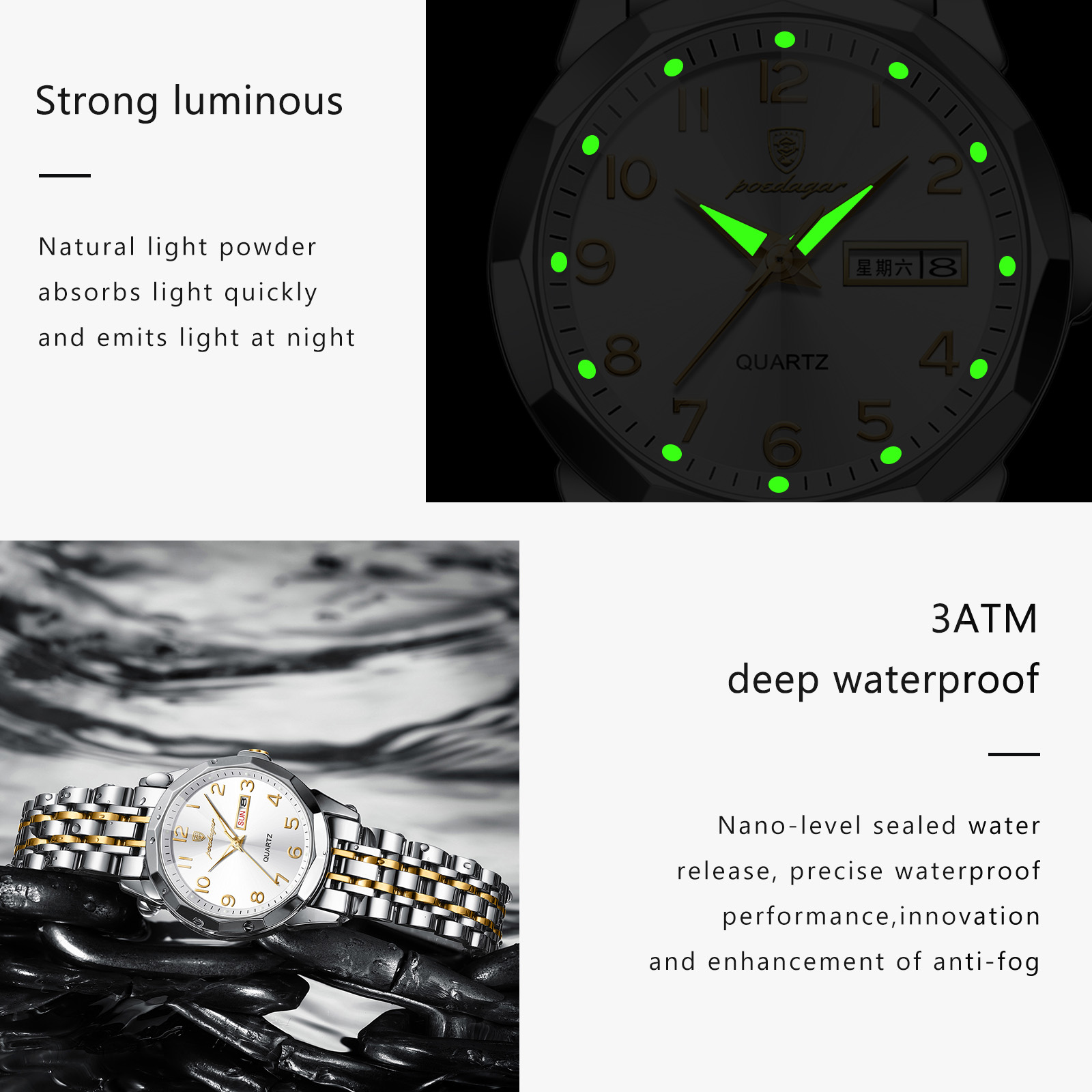 POEDAGAR Elegant Ladies Watche - High Jewelry Watches recensione e prezzo