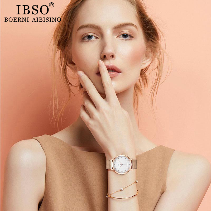 IBSO Brand Women Rose Gold Wat - Jewelry Watches Brands recensione e prezzo