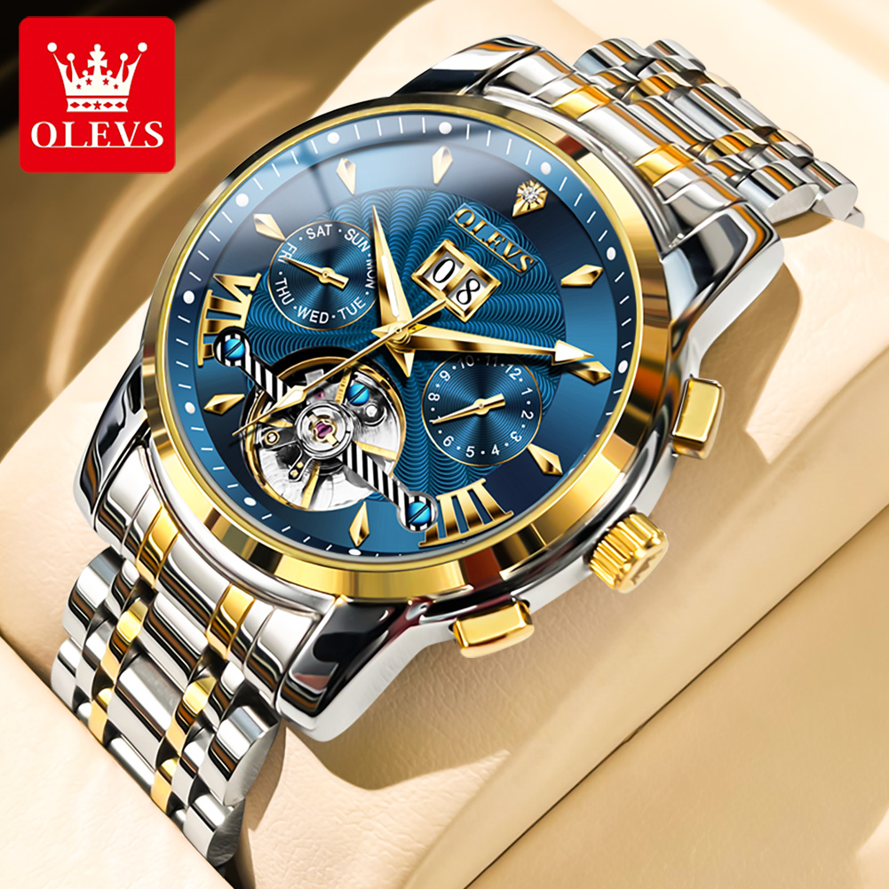 OLEVS Men Watches Luxury Fashi - Mens Mechanical Watch recensione e prezzo