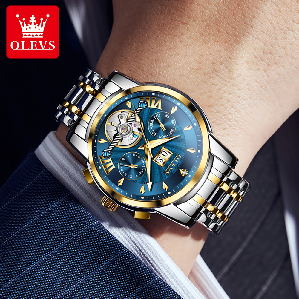 OLEVS Men Watches Luxury Fashi - Mens Mechanical Watch recensione e prezzo