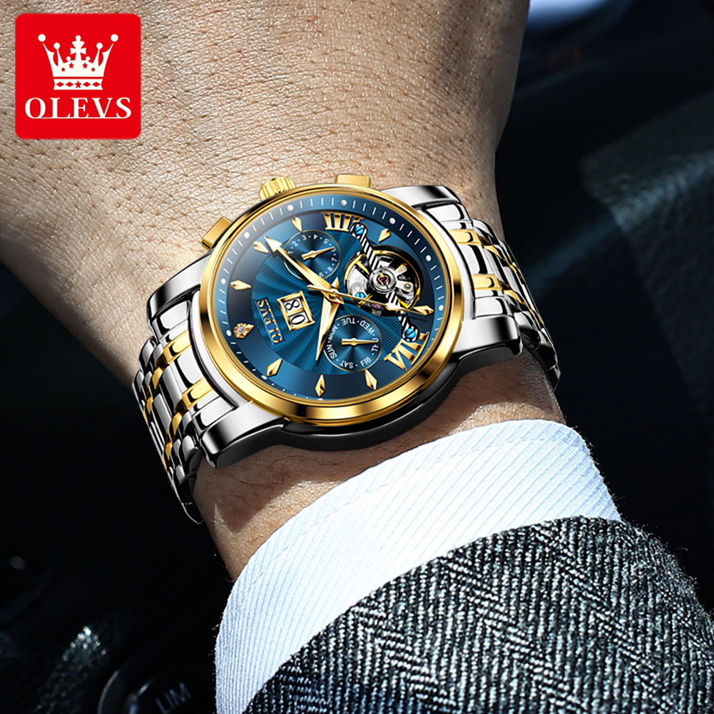 OLEVS Men Watches Luxury Fashi - Mens Mechanical Watch recensione e prezzo