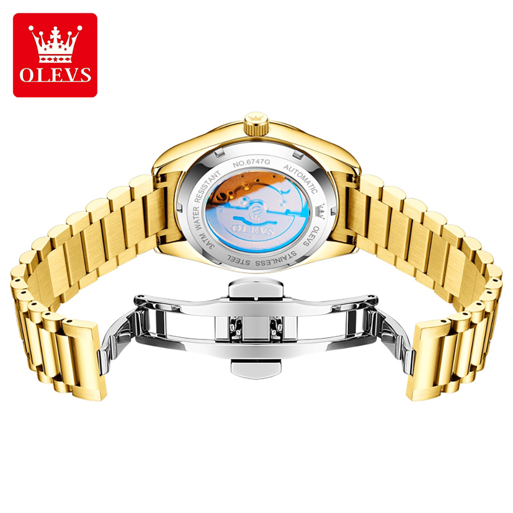 OLEVS 6747 luxury brand Men's  - Mens Mechanical Watch recensione e prezzo