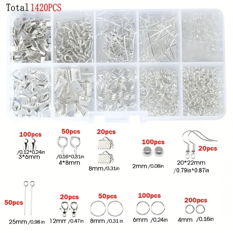 1420pcs 1box Jewelry Findings  - Fine Jewelry & Watches Photos recensione e prezzo