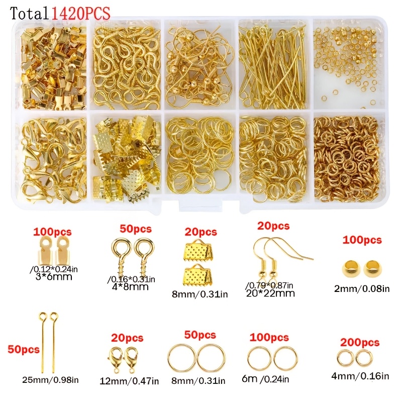 1420pcs 1box Jewelry Findings  - Fine Jewelry & Watches Photos recensione e prezzo
