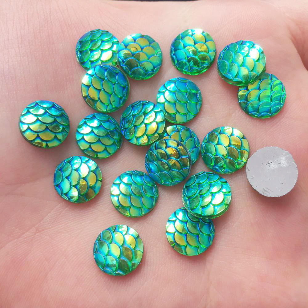 Shiny 100Pcs AB Resin 10mm Rou - Paradise Jewelry & Watches Llc Miami recensione e prezzo
