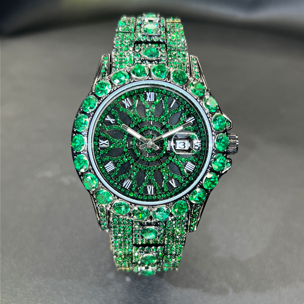 Green Diamond Watch For Men Br - Jewelry Watches Brands recensione e prezzo