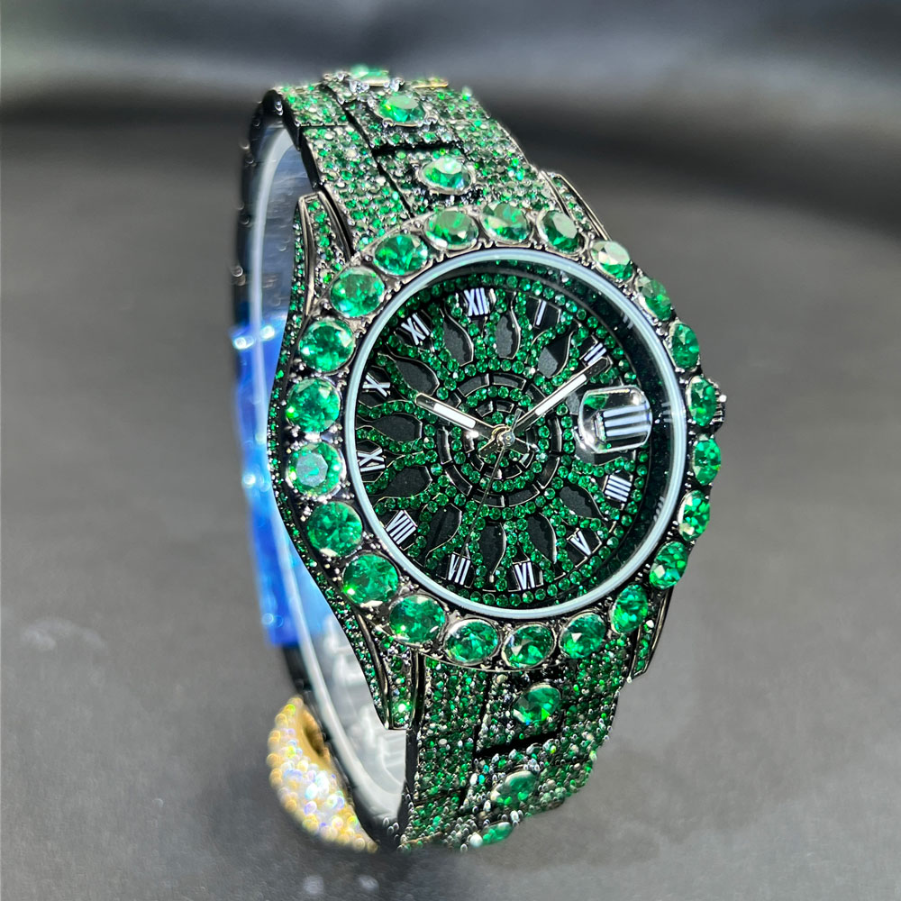 Green Diamond Watch For Men Br - Jewelry Watches Brands recensione e prezzo