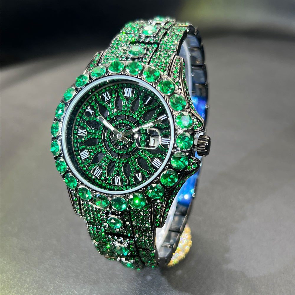 Green Diamond Watch For Men Br - Jewelry Watches Brands recensione e prezzo