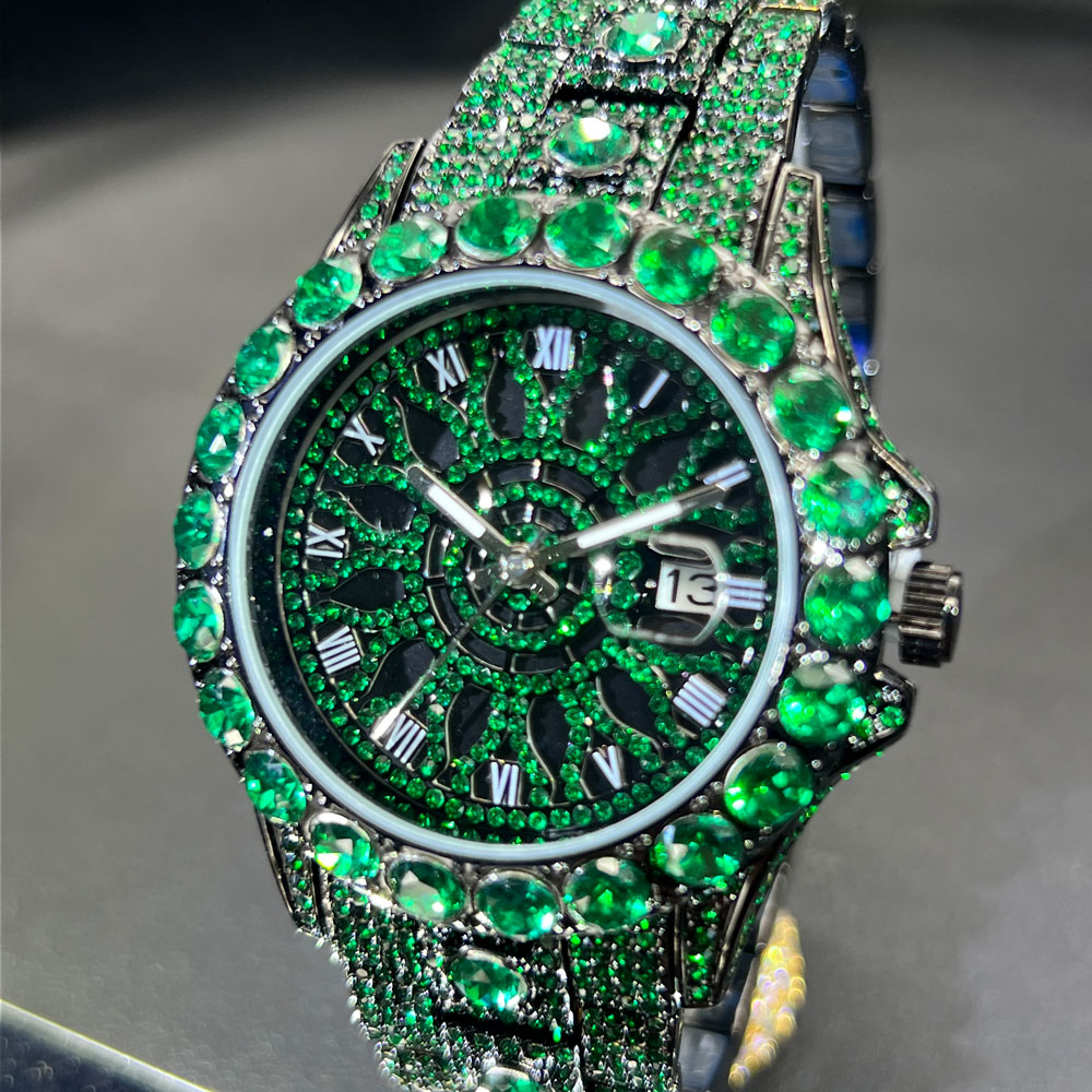 Green Diamond Watch For Men Br - Jewelry Watches Brands recensione e prezzo