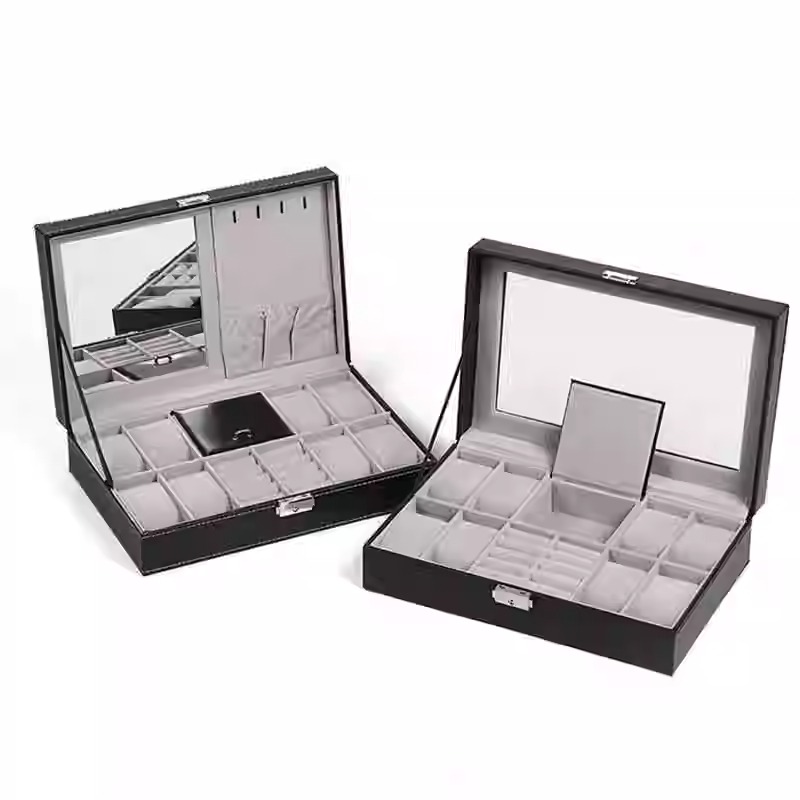 Leather Watch Box Multi-Functi - Jewelry Watches Brands recensione e prezzo