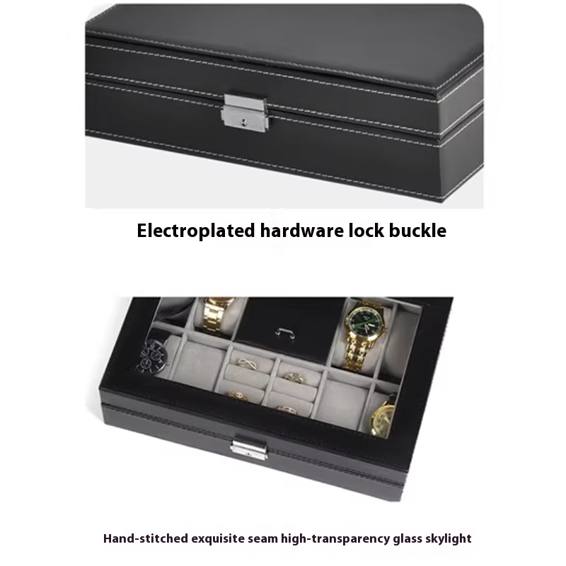 Leather Watch Box Multi-Functi - Jewelry Watches Brands recensione e prezzo
